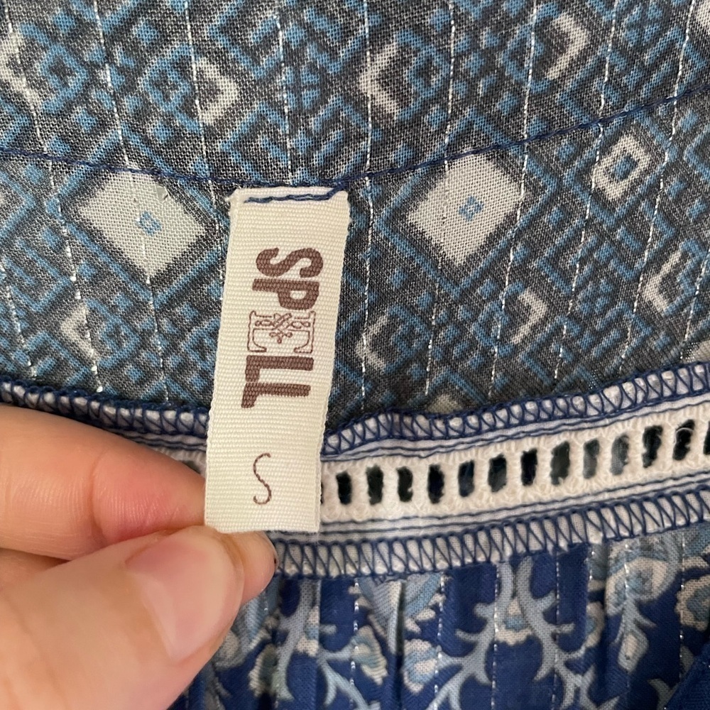 Spell Oracle Maxi Dress in Blue Indigo - Picture 10 of 10